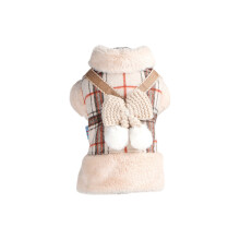 Vestes pour chiens, manteau chaud doublé polaire pour animaux-S