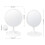 Radiant Reflections, Dimmable Led Lights Makeup Mirror, High Definition Mirror With Touch Screen Dimmable Feature And Storage Tray 5