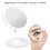 Radiant Reflections, Dimmable Led Lights Makeup Mirror, High Definition Mirror With Touch Screen Dimmable Feature And Storage Tray 4