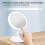 Radiant Reflections, Dimmable Led Lights Makeup Mirror, High Definition Mirror With Touch Screen Dimmable Feature And Storage Tray 3