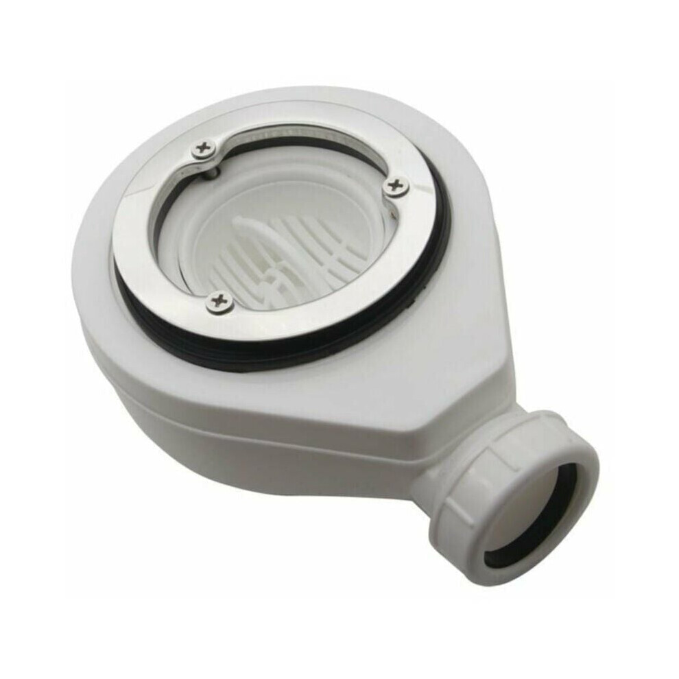 Odor Prevention Drain for Kitchen Bathroom Garage Basement, Low Profile Shower Drain Chrome Plated ABS Ensures Floor Dryness Post-Cleaning, Hollowed O-image-OPC-PNCQQKX-NEW