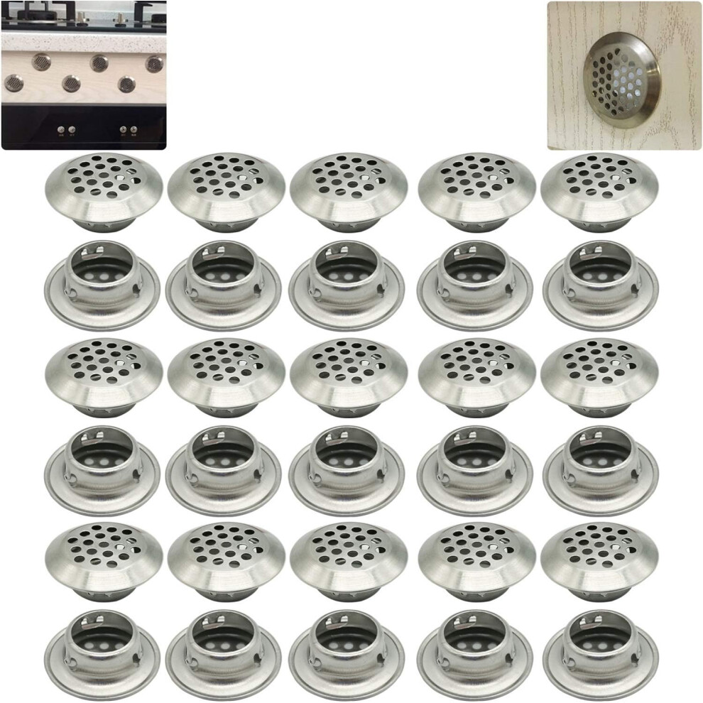 Cabinet Airflow Innovations, Easy Installation Stainless Steel Vents With Honeycomb Mesh For A Fresh, Odorless Environment In Your Home, Ensuring Wide 9061222032058