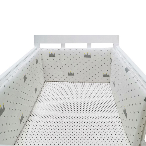 Breathable Cot Bumper 150cm X 30cm Cot Bed Bumper Crib Bumper Padded Cotbed Bumper