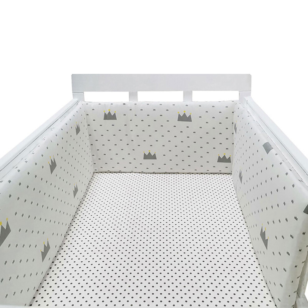 Breathable Cot Bumper 150cm X 30cm Cot Bed Bumper Crib Bumper Padded Cotbed Bumper