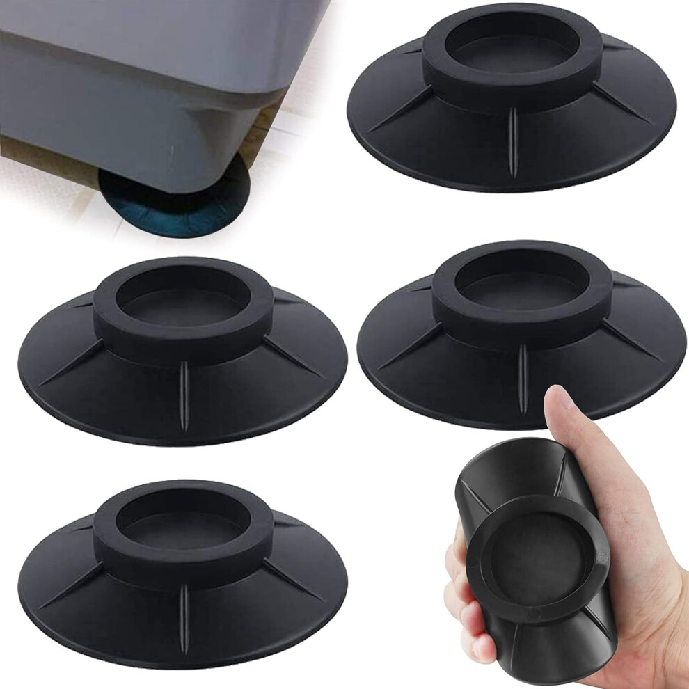 Suction Cup Base Supports, Anti-Vibration Pads For Appliances, Ensuring Enhanced Stability And Noise Cancellation For Furniture And Refrigerator (4 Pa 9061222060167