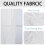 2Pieces Semi Sheer Curtains White Lights Adjusting-132x213cm 4