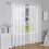 2Pieces Semi Sheer Curtains White Lights Adjusting-132x213cm 7