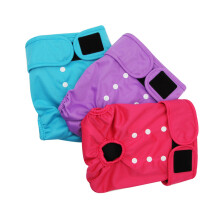 3pcs Reusable Pet Diapers For Female Dogs Machine Washable-S