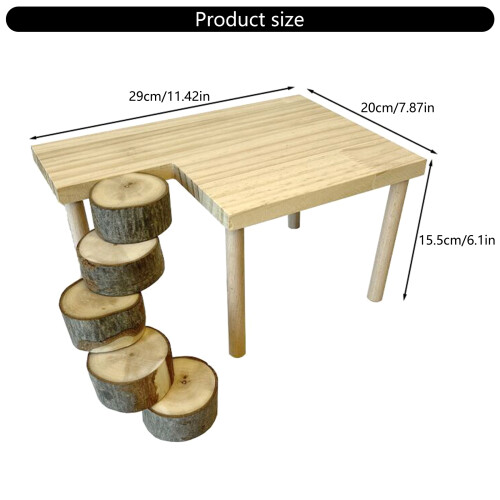 Wood Climbing Platform Jumping Ladder for Hamster-Branches 2