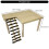 Wood Climbing Platform Jumping Ladder for Hamster-Branches 5