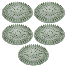 Hygienisches Abflusssieb-Set, ungiftiger Silikon-Haarstopper für Badewanne, vereinfacht die Haushaltsführung