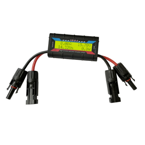 Double Extent 50A 200A Solar Battery Current Meter-150A