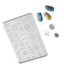 Silicone Mould for Embossed Nail Art Stickers Intricate- JT115