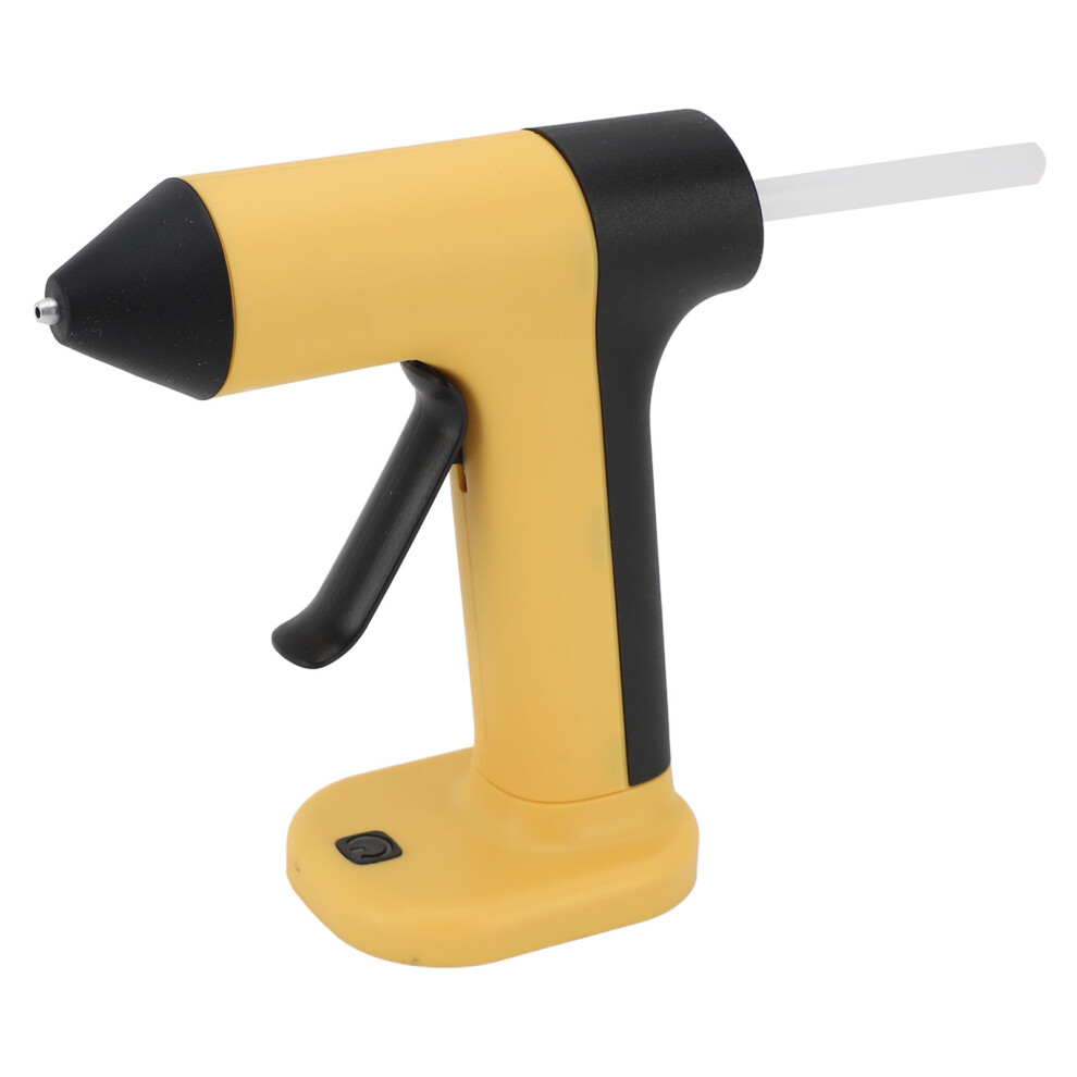 Cordless Hot Glue Gun 15W Usb Rechargeable 30Pcs Glue Sticks Yellow 8291364391657