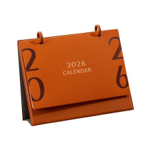 2026 Desk Calendar Monthly Calendar Planner runs from Jan-brown