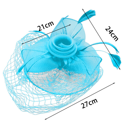 Γυναικείο καπέλο Pillbox Fascinator, ασφαλές κλιπ αλιγάτορα vintage βρετανικού στιλ με 1