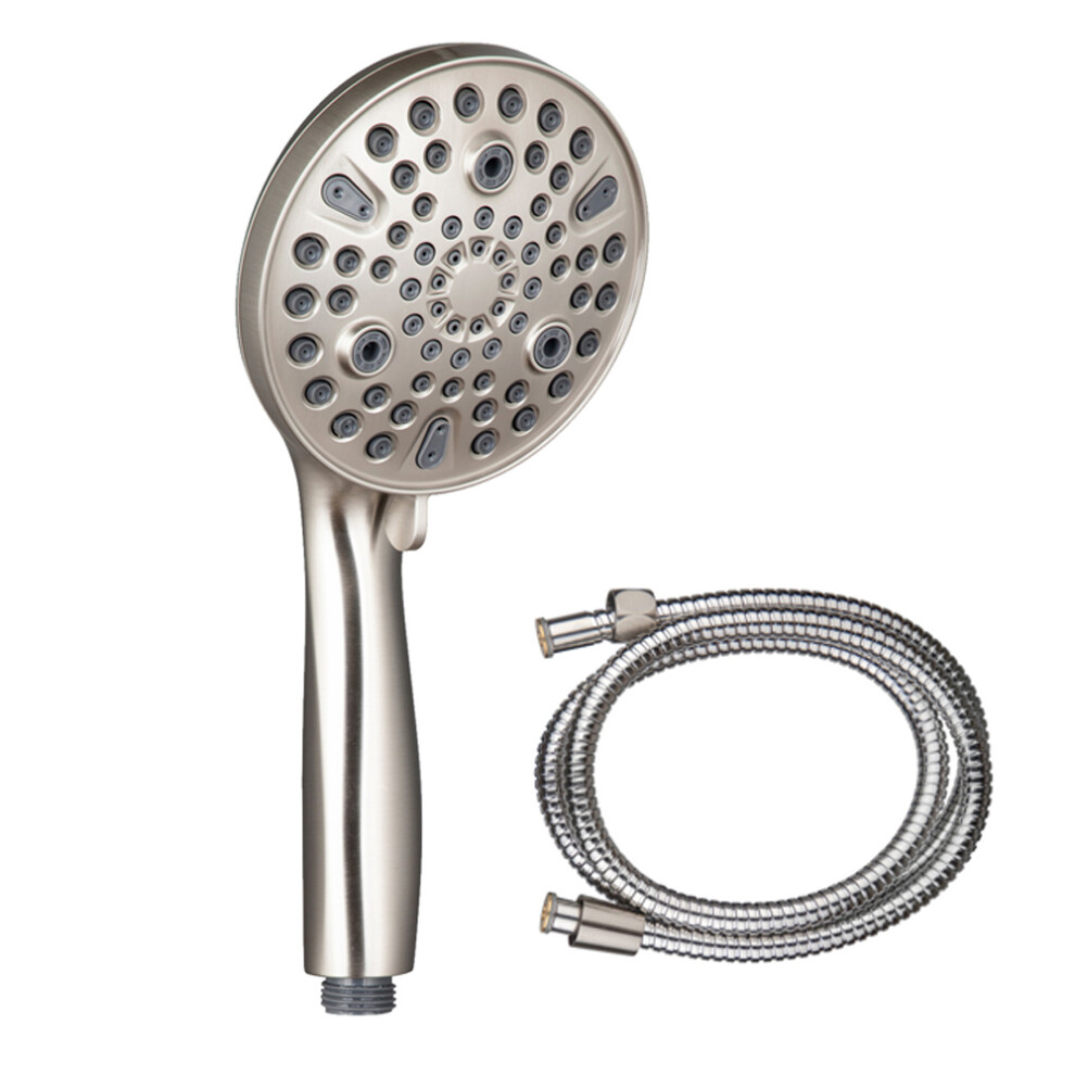 Ergonomic Design Handheld Shower Head, Stainless Steel Hose & Anti-Clog Nozzles for a Smooth Showering Routine-image-OPC-PNCR2CS-NEW