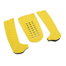 3 Stück EVA Surfbrett-Traktionspads Anti-Rutsch-Griff für Paddleboard Longboard Shortboard Gelb