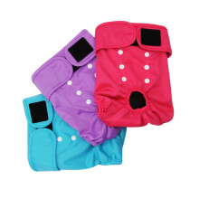 3 Pack Female Dog Diapers Stretchy Waistband And Moisture-L