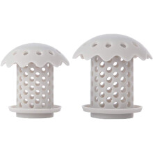 Patenterad design, sugkoppsdesign - Badkarsavloppsstopp med unik svampform, 2-pack duschkabinavloppsskydd, livsmedelsklassad silikon, multifunktion