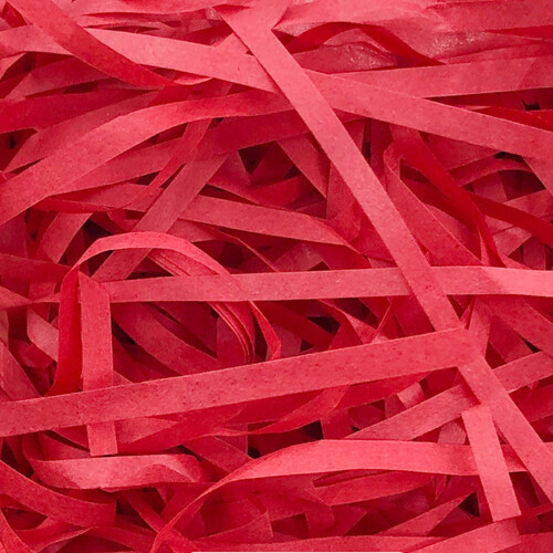 Συσκευασία δώρου με γέμισμα από χαρτί Shred, χαρτί Raffia με τσαλακώματα για