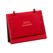 Office Desktop Calendar 2026 Monthly Calendar Planner with-Red
