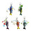 Detailed Carved Fish Keychain Stylish Functional-Green 2