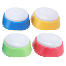 4er Set Sprachaufnahme-Button für Haustiere, 30 Sek., Gelb/Grün/Blau/Rot