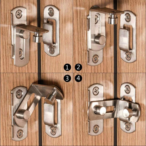 Κλειδαριά πόρτας με σχεδιασμό Flip & Tighten, πολλαπλών λειτουργιών κλειδαριά 2