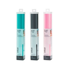 3 vinis permanentes 91 x 33 cm - preto, aqua, rosa claro