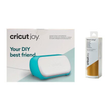 Cricut Joy -leikkuri + irrotettava mattakultainen vinyyli 121,9 x 13,9 cm