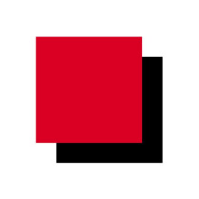 2 vinyles permanents Cricut 91 x 33 cm - noir, rouge
