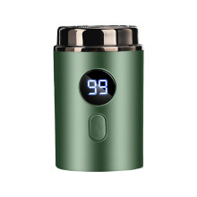 Portable Face Trimmer Small Electric Razor Rechargeable Beard Grooming Machine LED Indicator Travel Size Comp