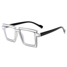 Rectangular Glasses Model 2025 Photography Prop Ornament Glasses Party Glasses