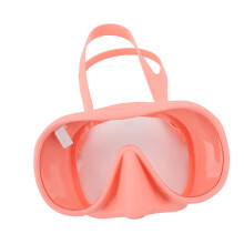 Große Ansicht Silikon Faltbare Tauchbrille, Antibeschlag, Rosa