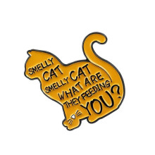 Broche de chats en émail de Styles Vintage, broche faite à la-2