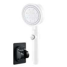 Douchekop met hoge druk, instelbare waterdruk en -debiet voor een douche-ervaring op maat, eenvoudig te installeren in uw huis of caravan.
