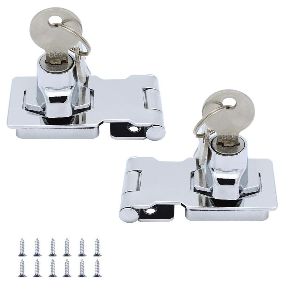 Precision Hasp Lock, Easy Installation Rust-Proof Material, Increased Strength And Security For Your Spaces 9061222067319
