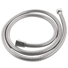 Elegante tubo flessibile con finitura nichel spazzolato, flessibile e resistente alle alte temperature, in acciaio inossidabile SUS304 antiossidante,