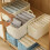 Convenient Foldable Underwear Sorter Space Saving-L Blue 4