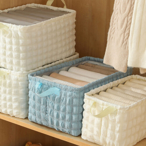 Convenient Foldable Underwear Sorter Space Saving-L Blue 1