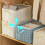 Convenient Foldable Underwear Sorter Space Saving-L Blue 6