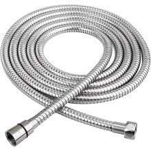 Tubo doccia antitorsione, tubo di ricambio in acciaio inox con facile installazione, resistente all'alta pressione per compatibilità universale