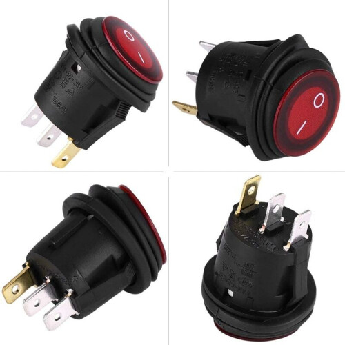 Βελτιωμένη ορατότητα για φορτηγά αυτοκινήτων, ανθεκτικός διακόπτης με κόκκινο 2
