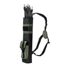 Bag Oxford Cloth Back Quiver Archery Storage Bag Multifunction Arrow Holder For Outdoor Competition Green