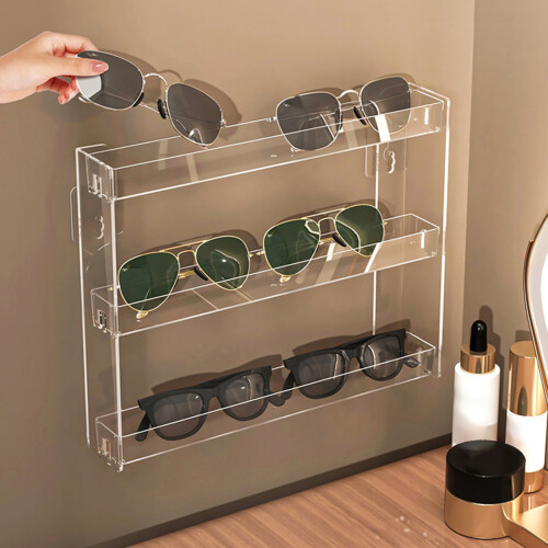 Sunglasses Storage Organizer,Wall Mounted Glasses Holder for 1