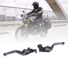 Verstellbare CNC-Aluminium-Motorrad-Kurzbrems- und Kupplungshebel für Scrambler 400X 2023-2025 Ti