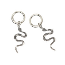 Silver Snake Shoe Charm Shoe Hanging Ornament Ideal For Punk-1