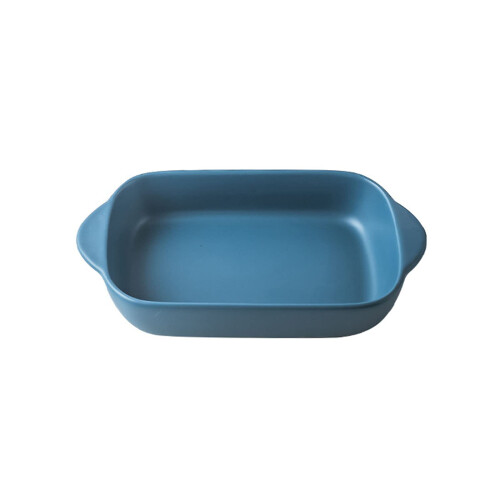 Oven Baking Dishes, Rectangular Ceramic Bakeware, Porcelain Lasagna Pan, Blue Ceramic Dish, Oven Safe Bakeware