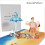 3D Pop-Up Tropical Beach Επετειακή Κάρτα, Μοναδικού Σχεδιασμού POP UP Ευχετήρια Κάρτα, Ιδανική 2
